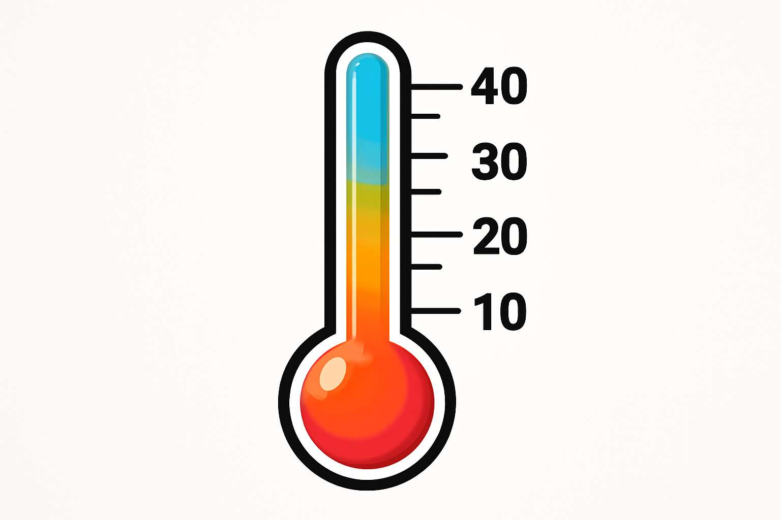 thermometer graph