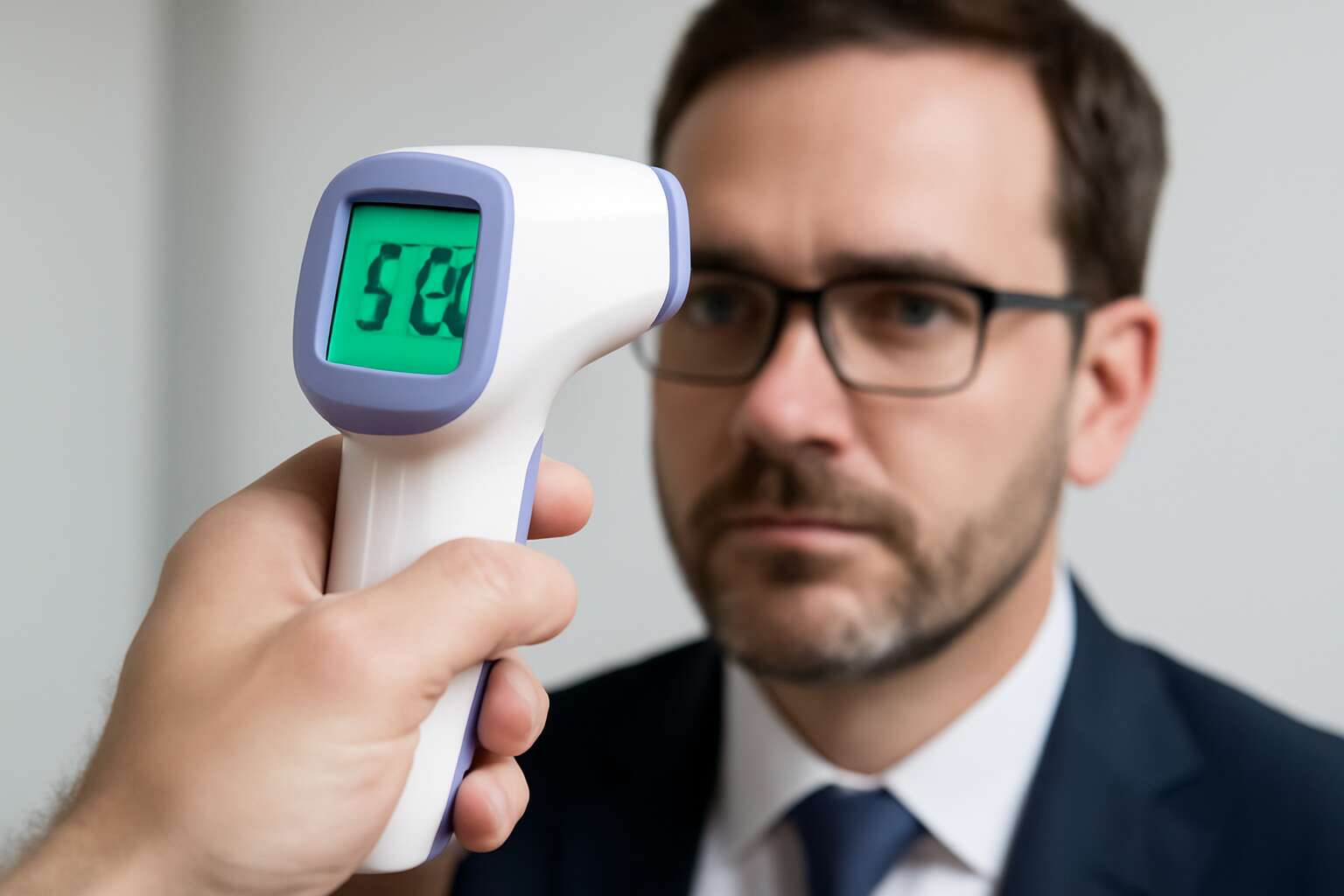infrared thermometers measure temperature by select one