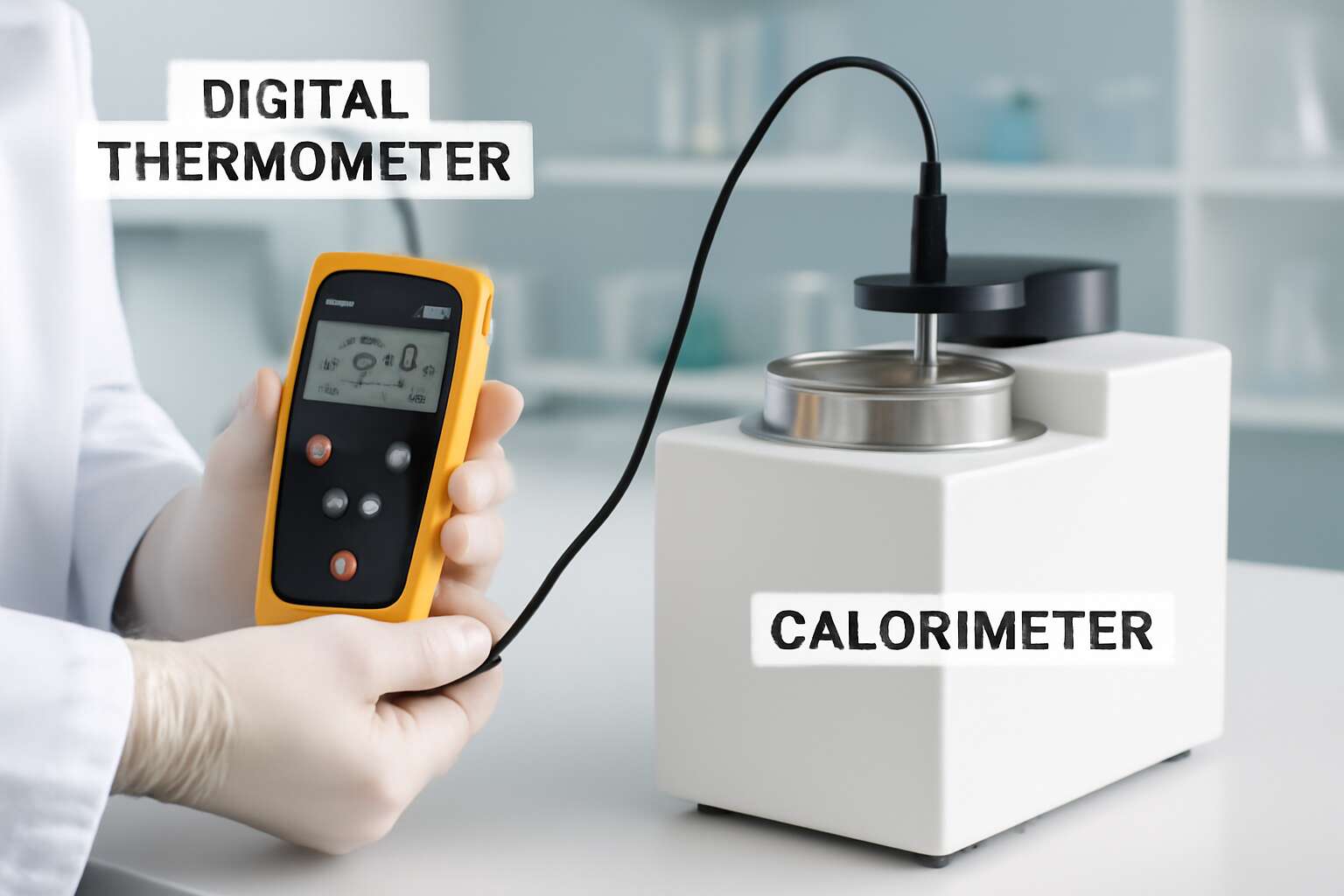 calorimeter and thermometer difference