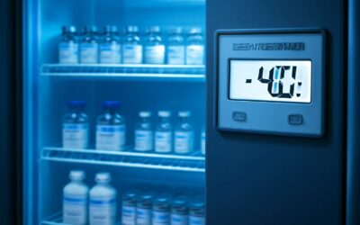Reinventing Cold Chain: health care logistics fridge thermometer for safer patient care.