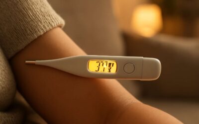 How to Read Temp Fast: Using a thermometer under arm for Quick, Accurate Fever Checks.