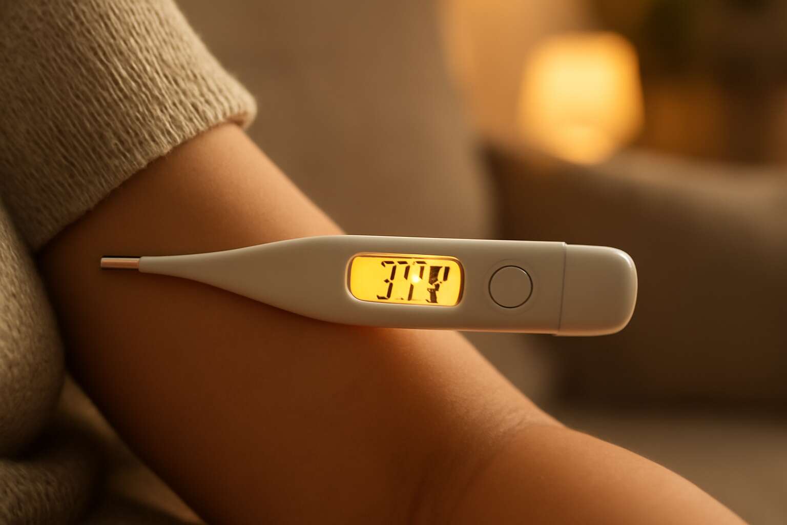 thermometer under arm