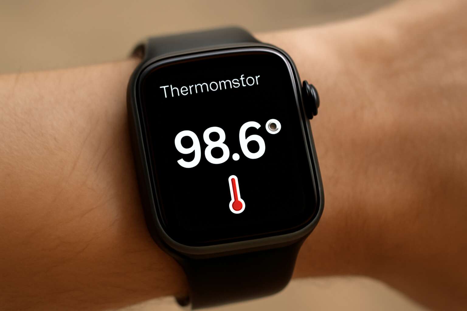thermometer on apple watch