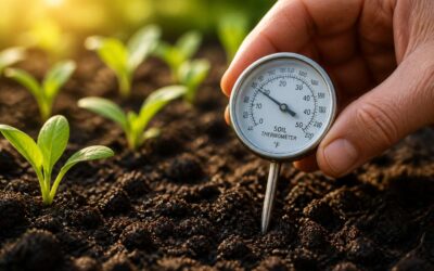 Key facts about soil thermometer accuracy and best depth.
