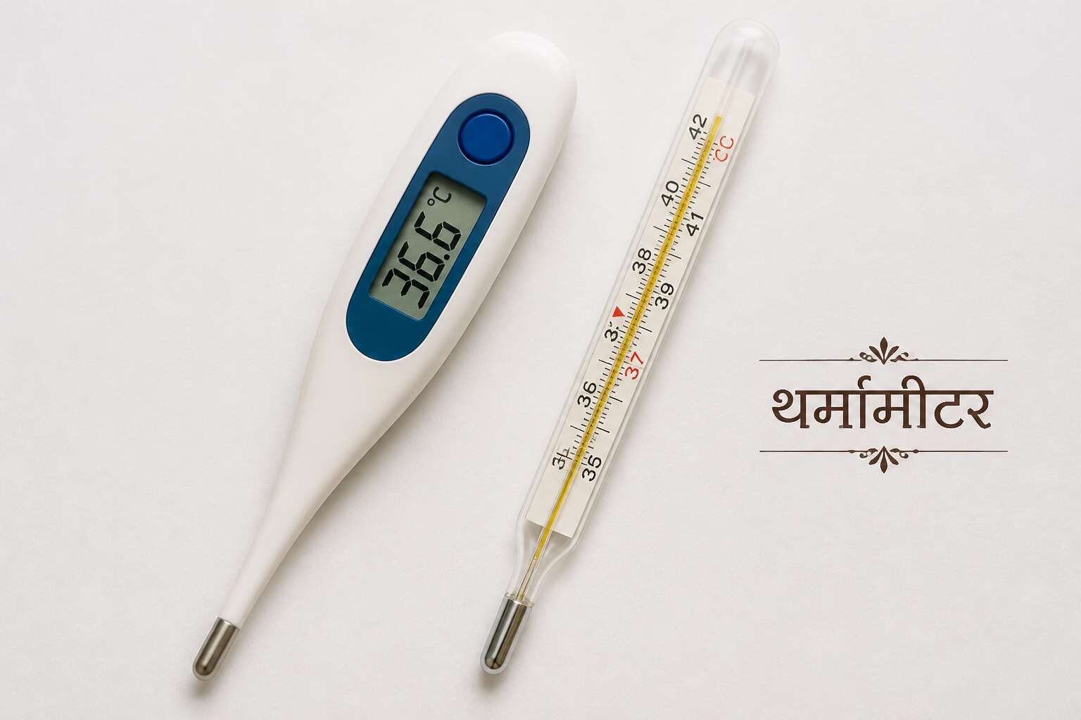 thermometer meaning in hindi